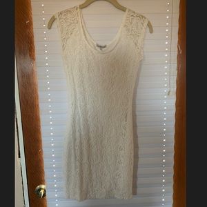 White lace dress